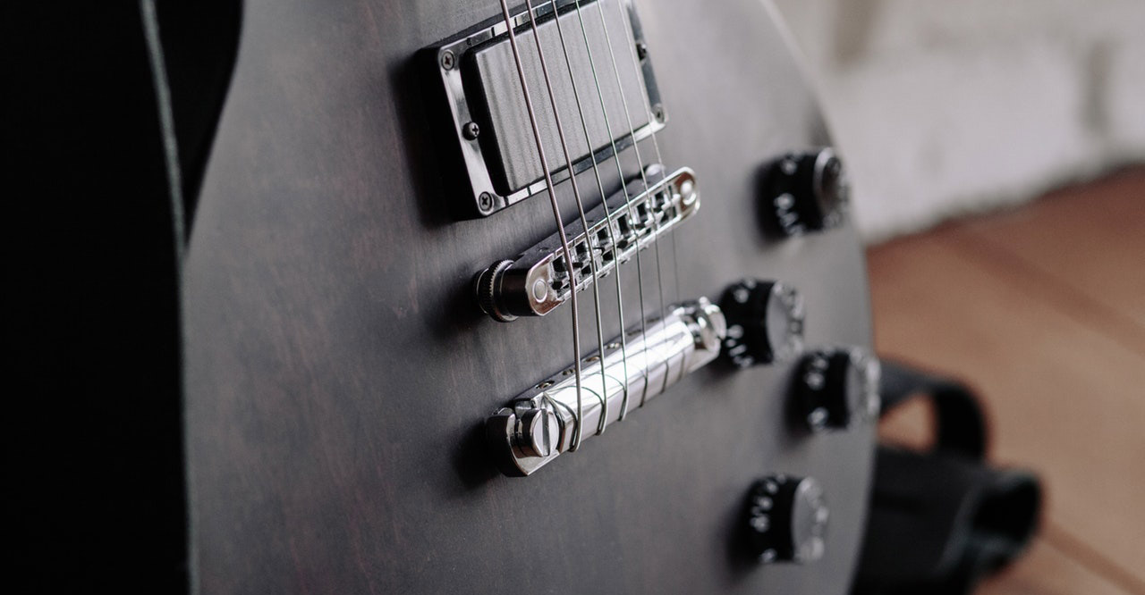 Black guitar