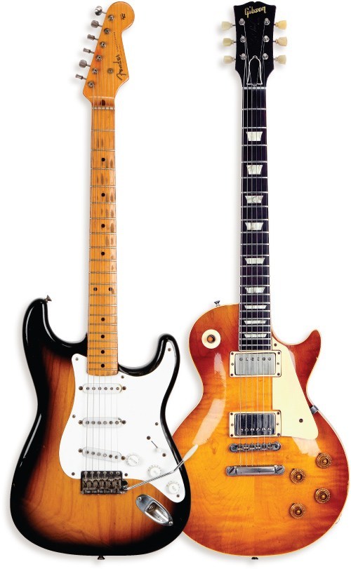 Fender and Gibson