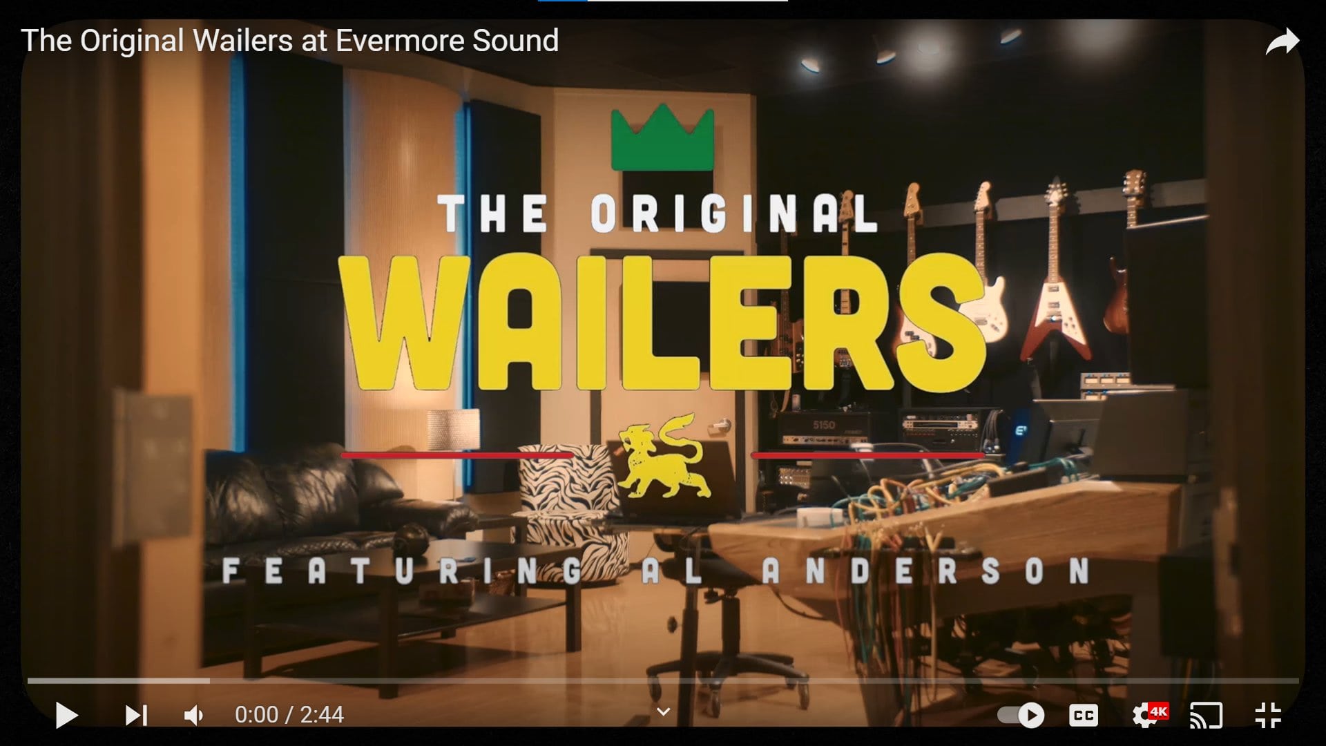 The Original Wailers Session Video